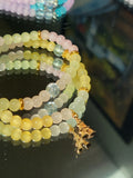 Summer Lux Collection stacked bracelet